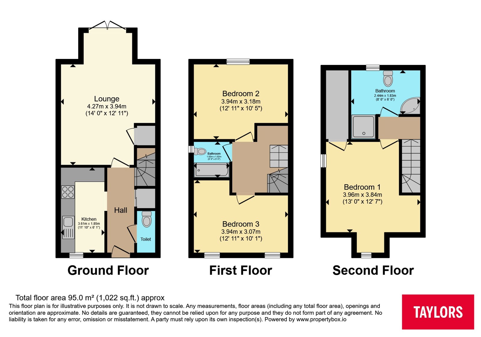 29, Morgan Close, Bedfordshire floorplan