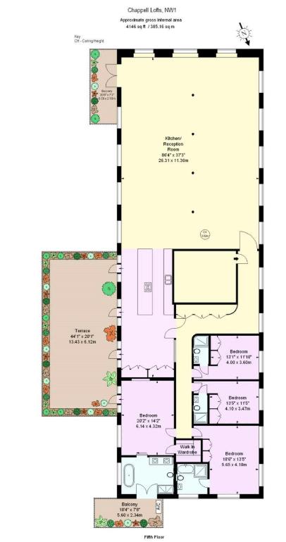 9, Chappell Lofts, 10 Belmont Street, London floorplan