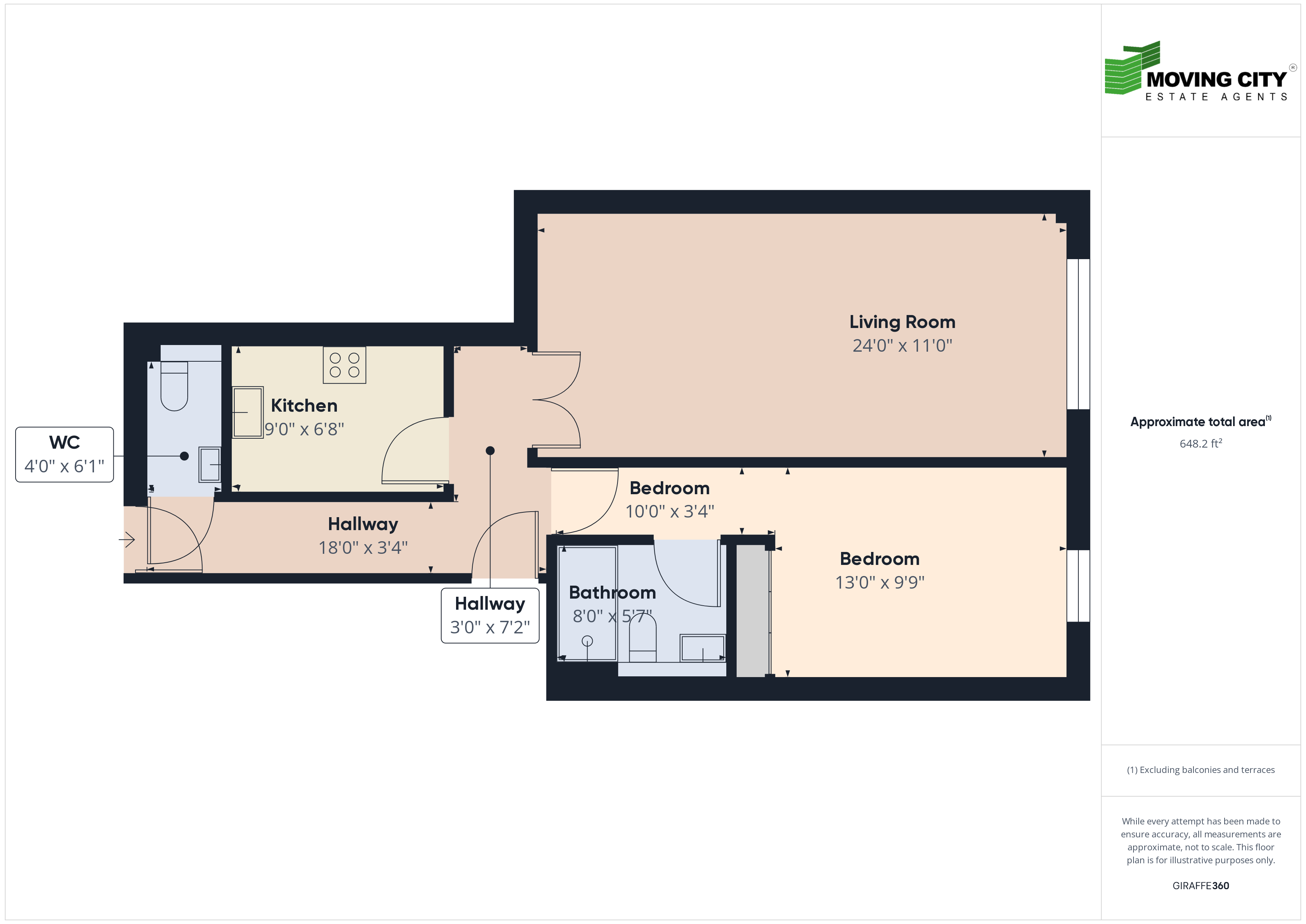 Flat 5 St. Clements House 12, Leyden Street, London floorplan