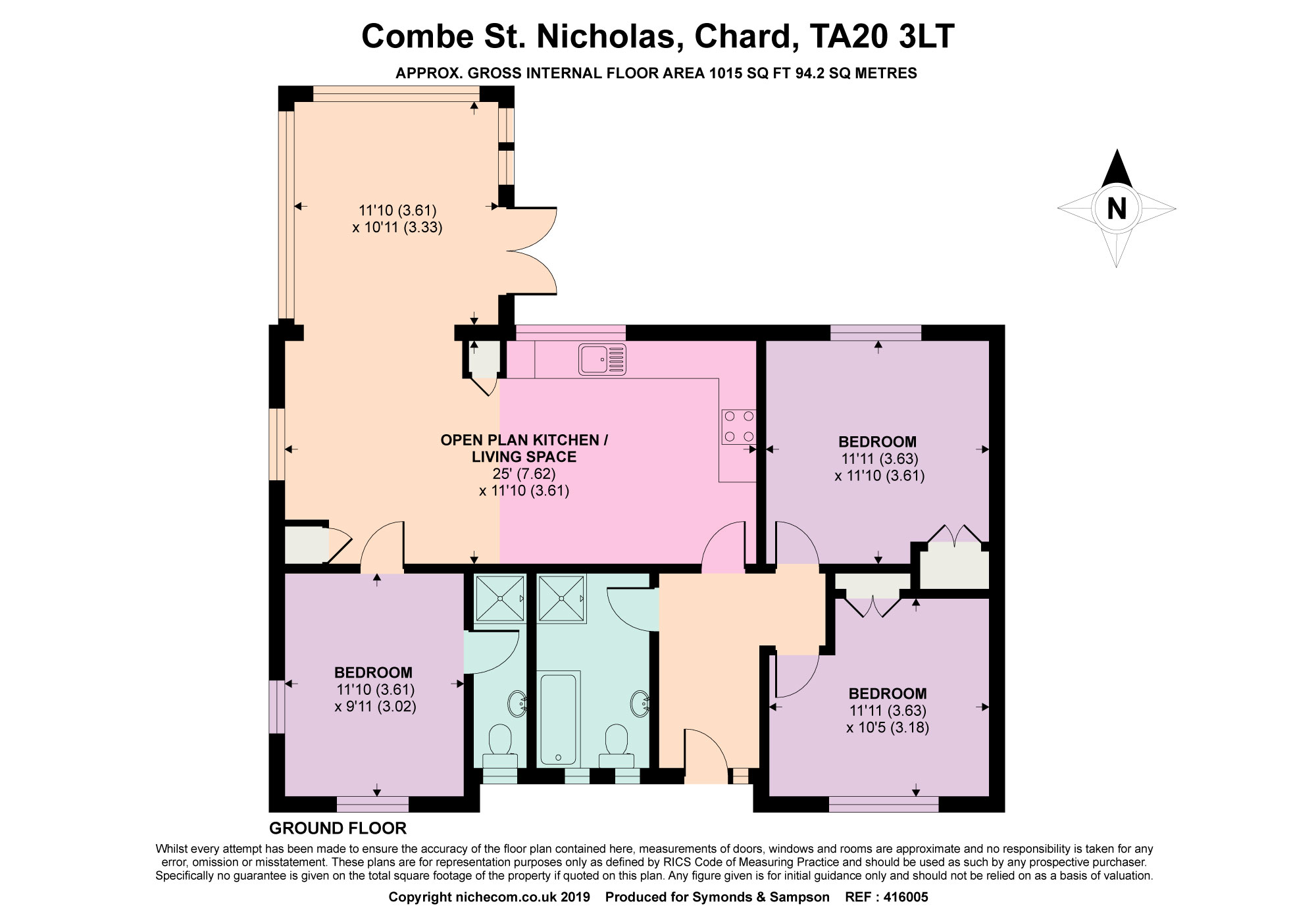 3 Bedrooms Detached bungalow for sale in Combe St. Nicholas, Chard, Somerset TA20