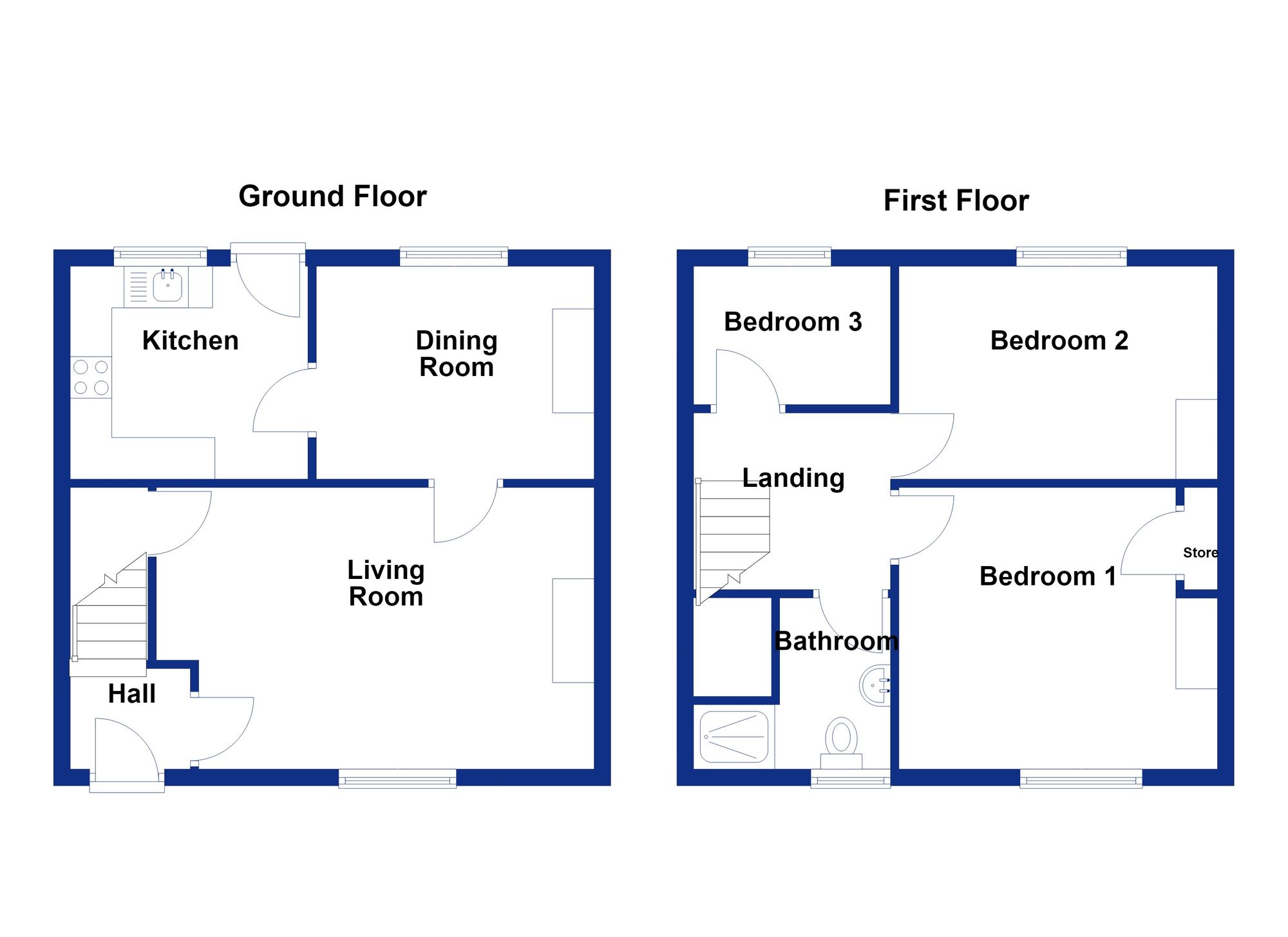 8 Ribbleton Drive, Accrington floorplan