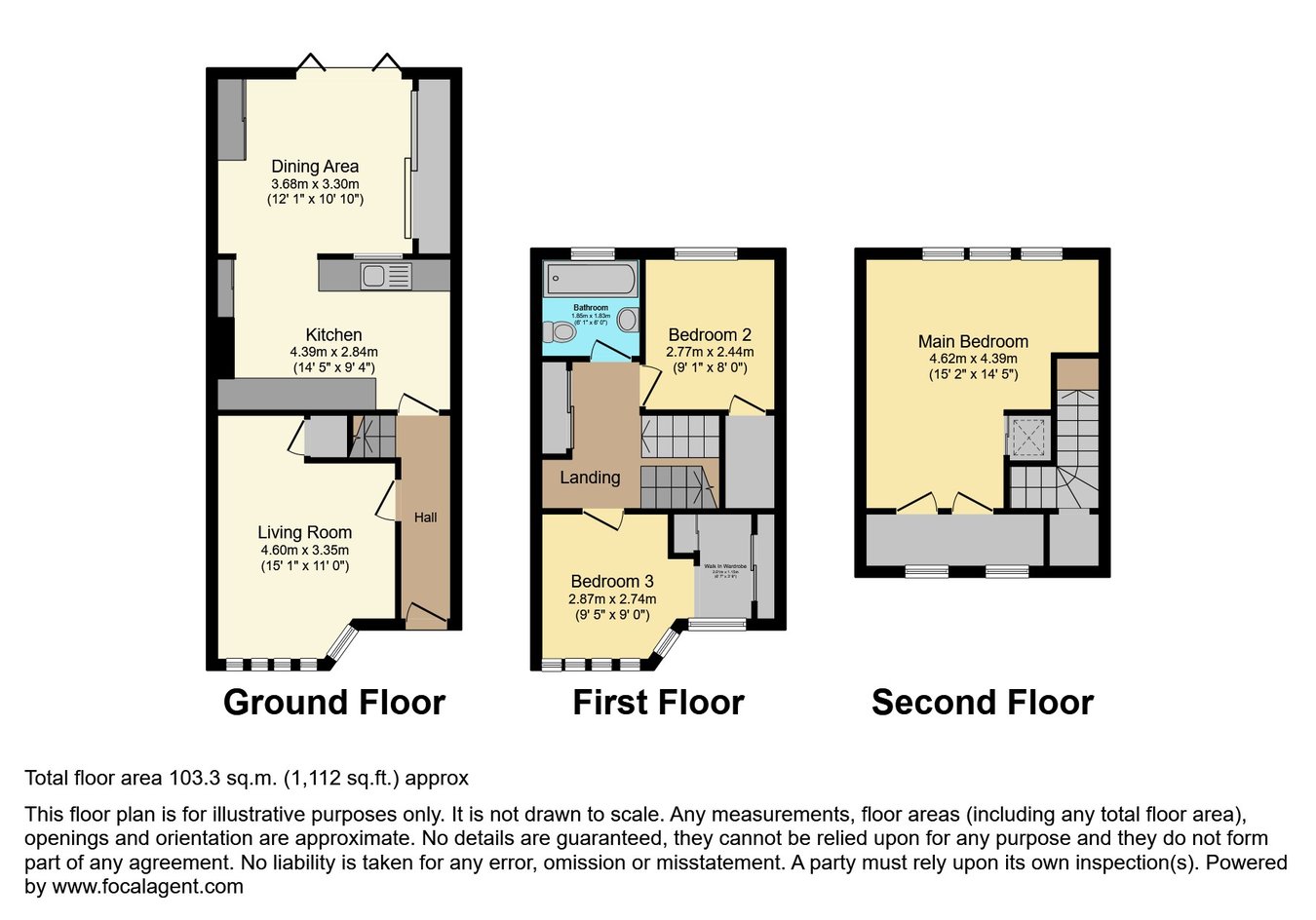 23, Mornington Avenue, Bromley floorplan