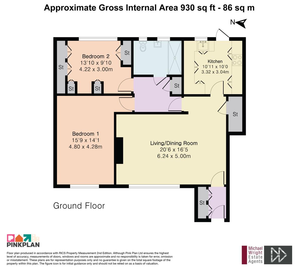 9 Fairgreen Court, Fairgreen, Cockfosters floorplan
