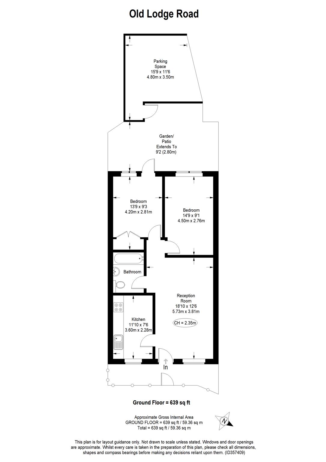 2 Bedrooms Flat for sale in Old Lodge Lane, Croydon CR8