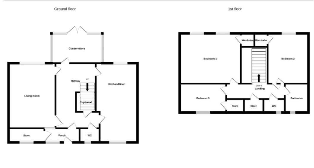 Sarah Gardens, Walsall floorplan