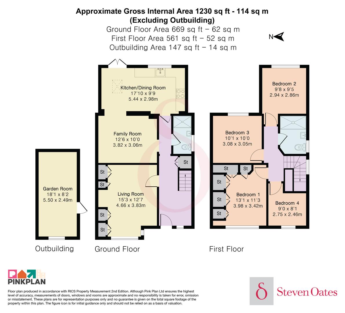 32, Lys Hill Gardens, Bengeo floorplan