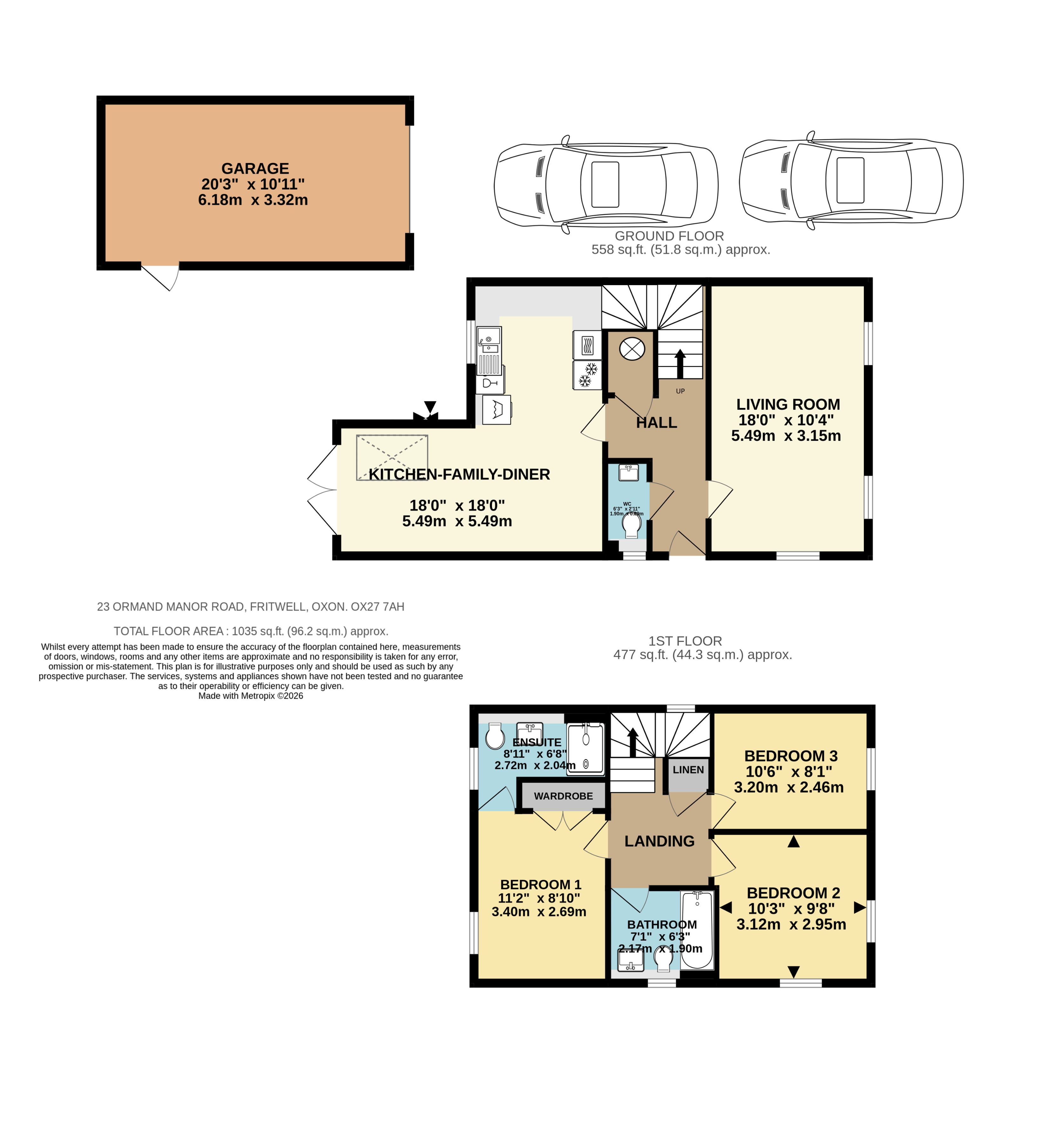 23, Ormond Manor Road, Bicester floorplan
