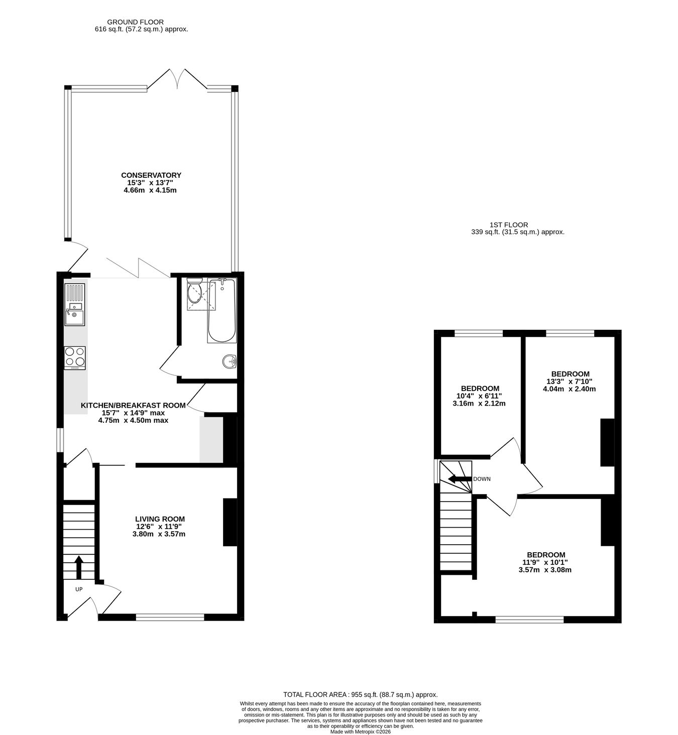 43, Hale Reeds, Farnham floorplan