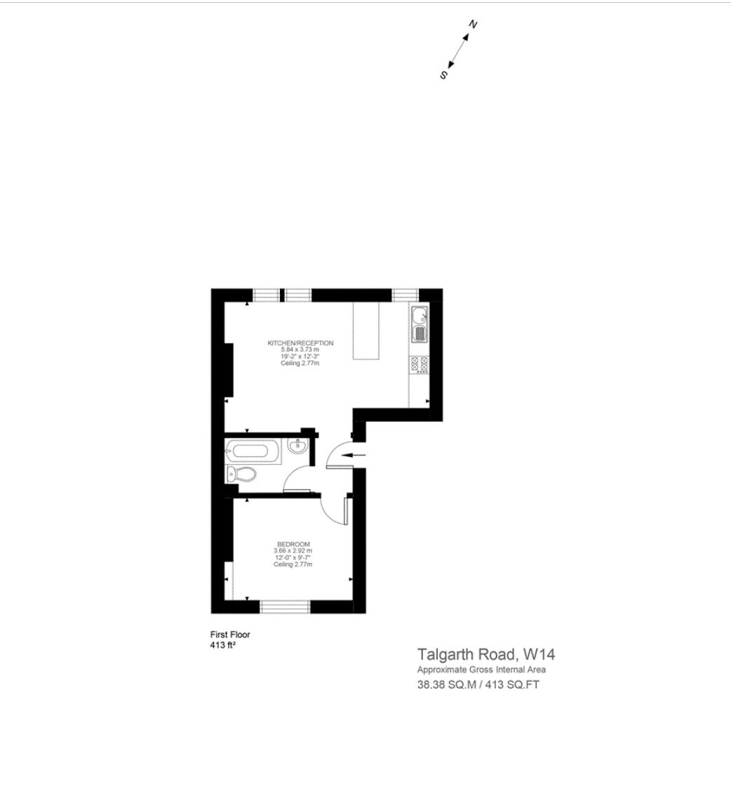 29c, Talgarth Road, Barons Court floorplan