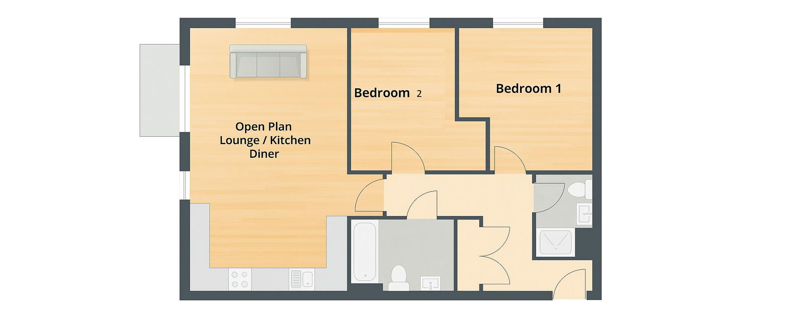 38, Lett Lane, Swanscombe floorplan
