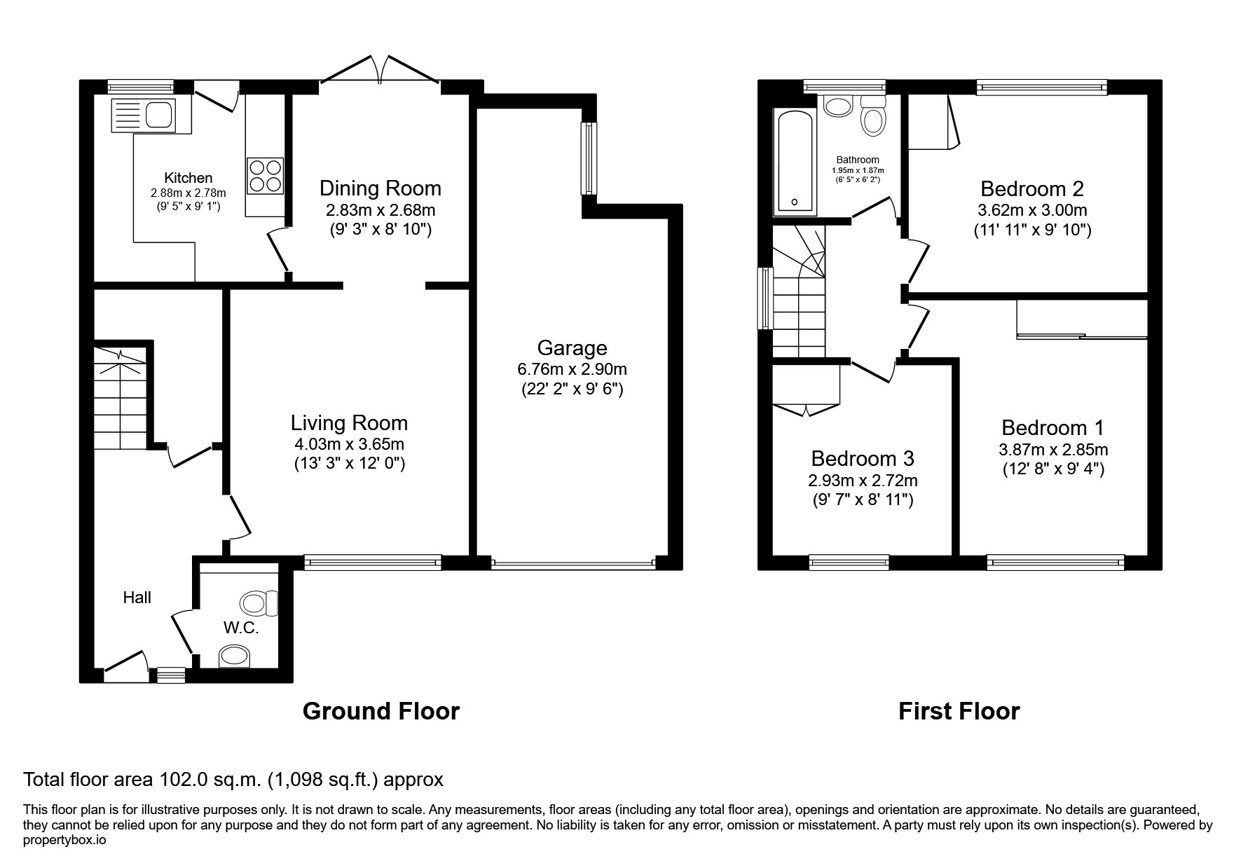 3, Avon Road, Bishopbriggs floorplan