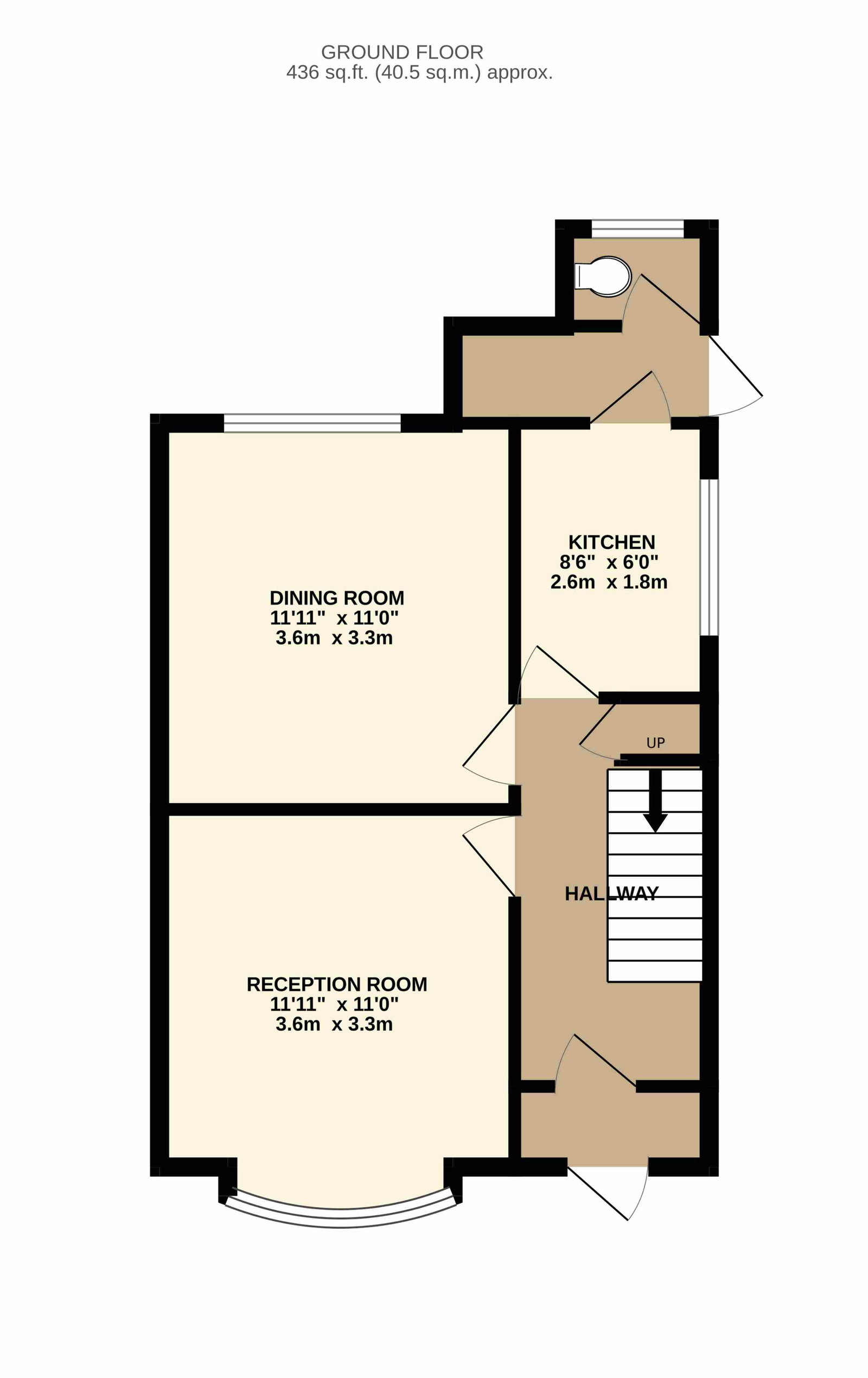 81, Clay Street, Burton-on-trent floorplan