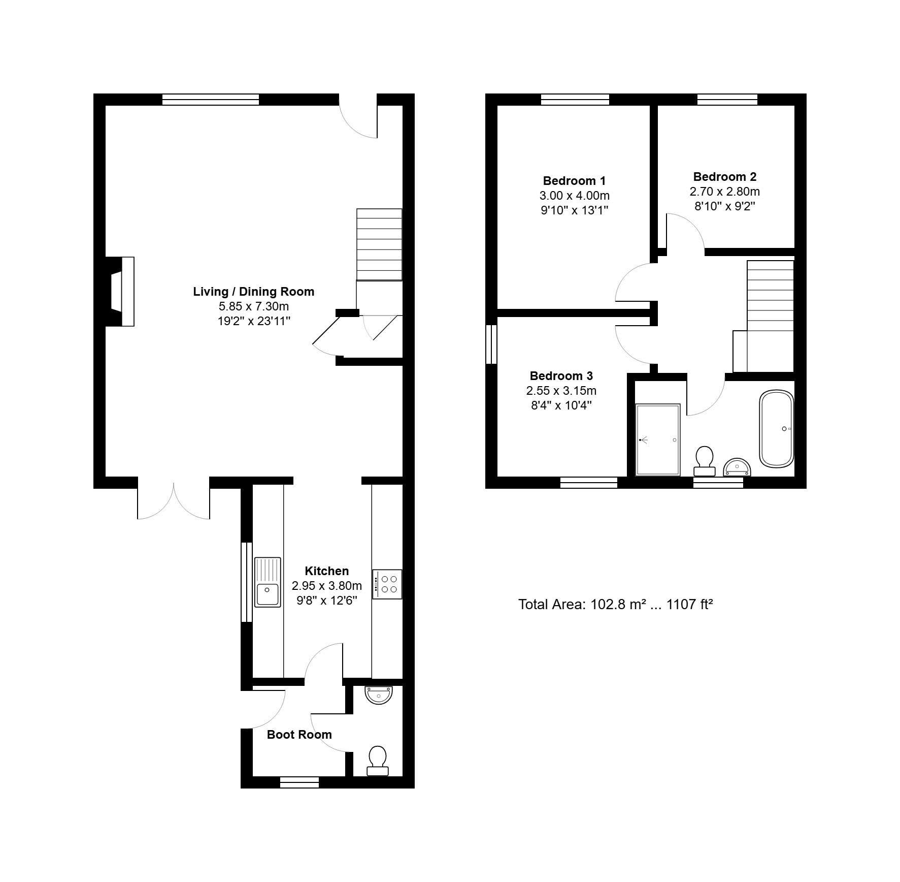 Jasmine Cottage, High Street, Hunstanton floorplan