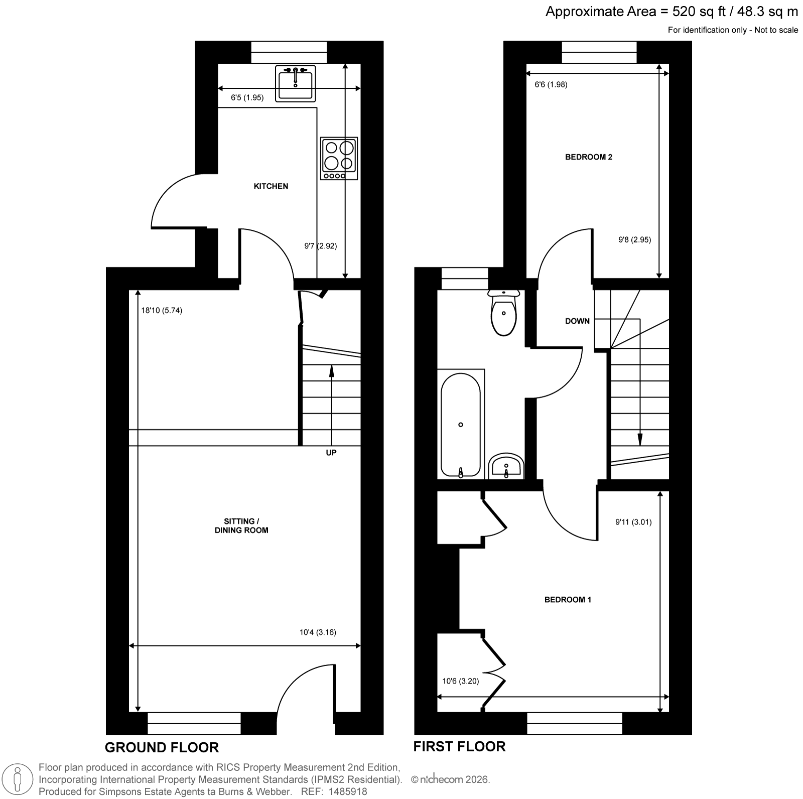 16, Bear Lane, Surrey floorplan