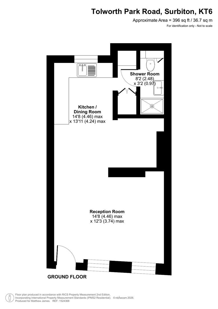 23, Tolworth Park Road, Surbiton floorplan