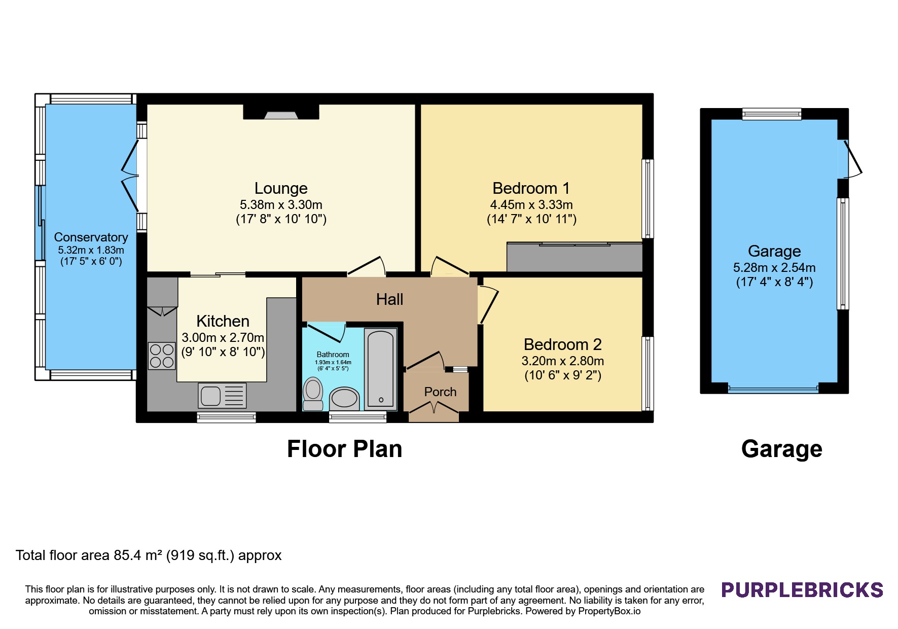 Vicarage Lane, Sholden, Deal floorplan