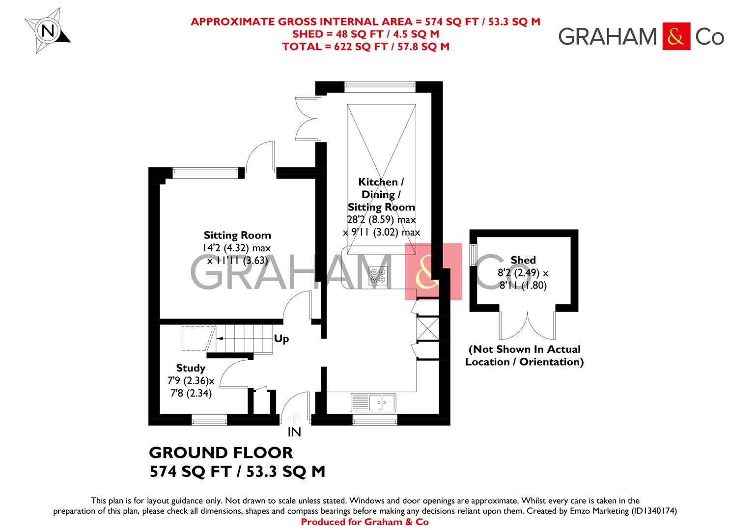 8, Orchid Court, Andover floorplan