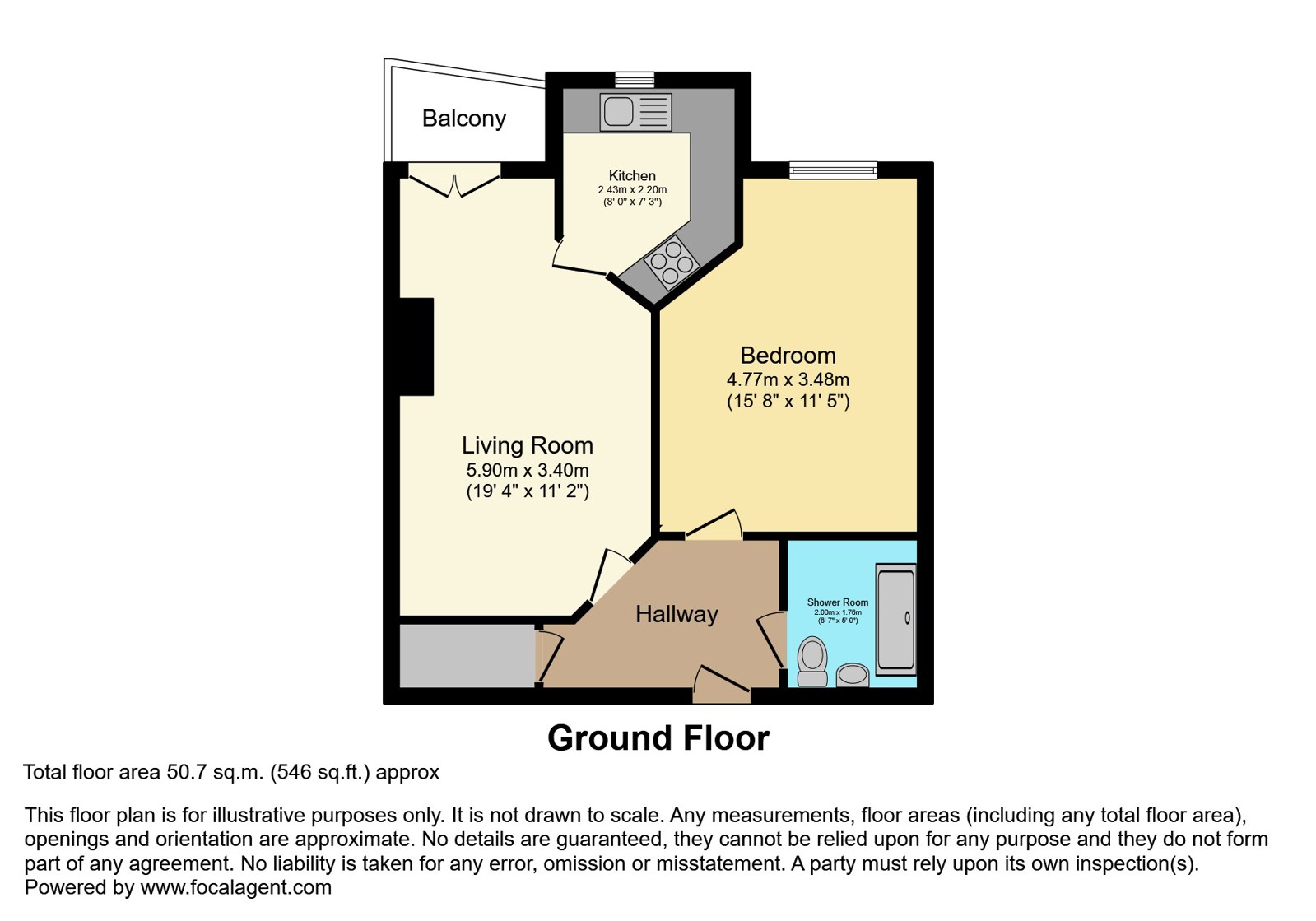 24, Waterside Court (St Neots), St Neots floorplan