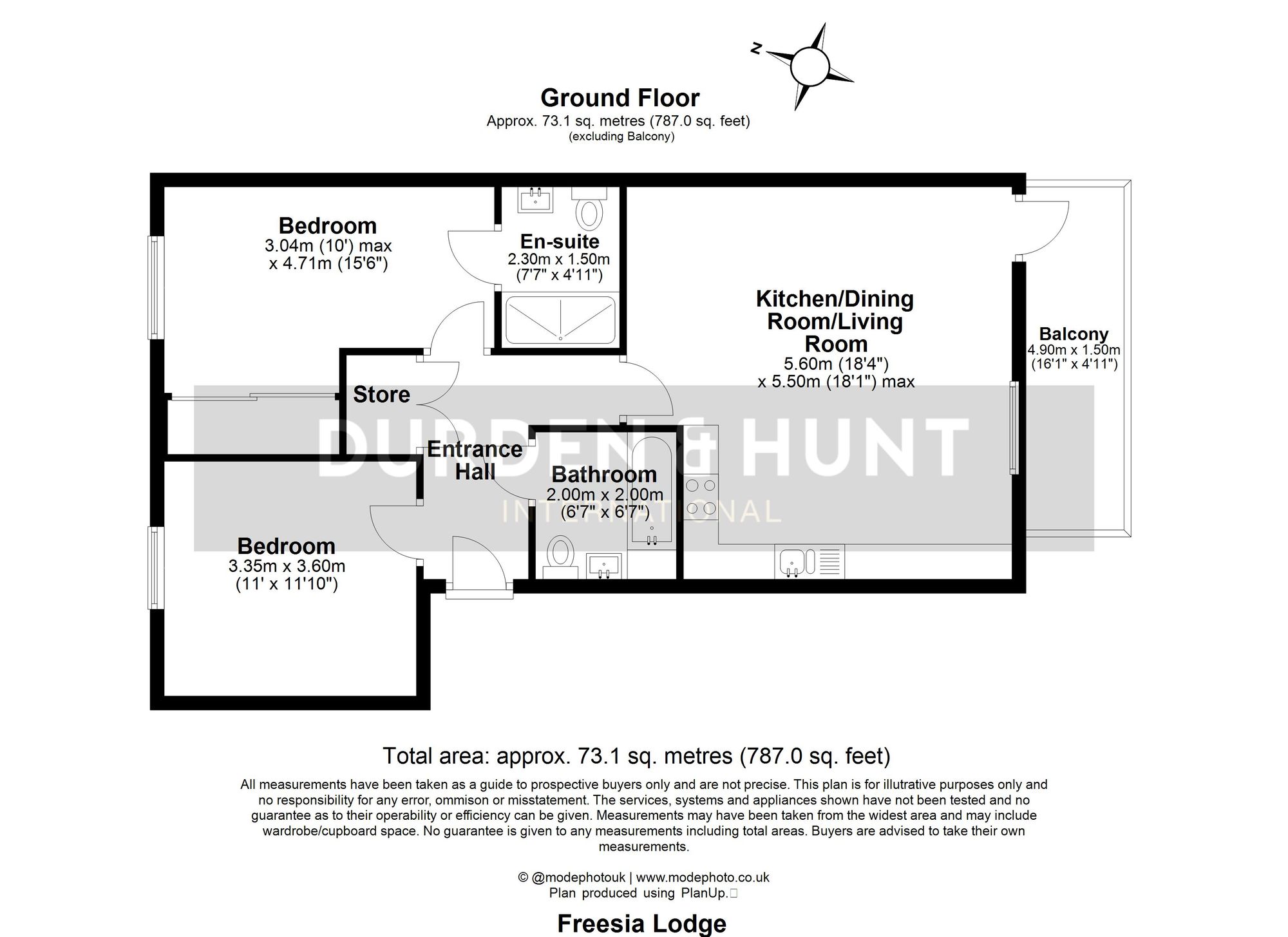 Flat 4, Freesia Lodge 1a St. Clements Avenue, Romford floorplan