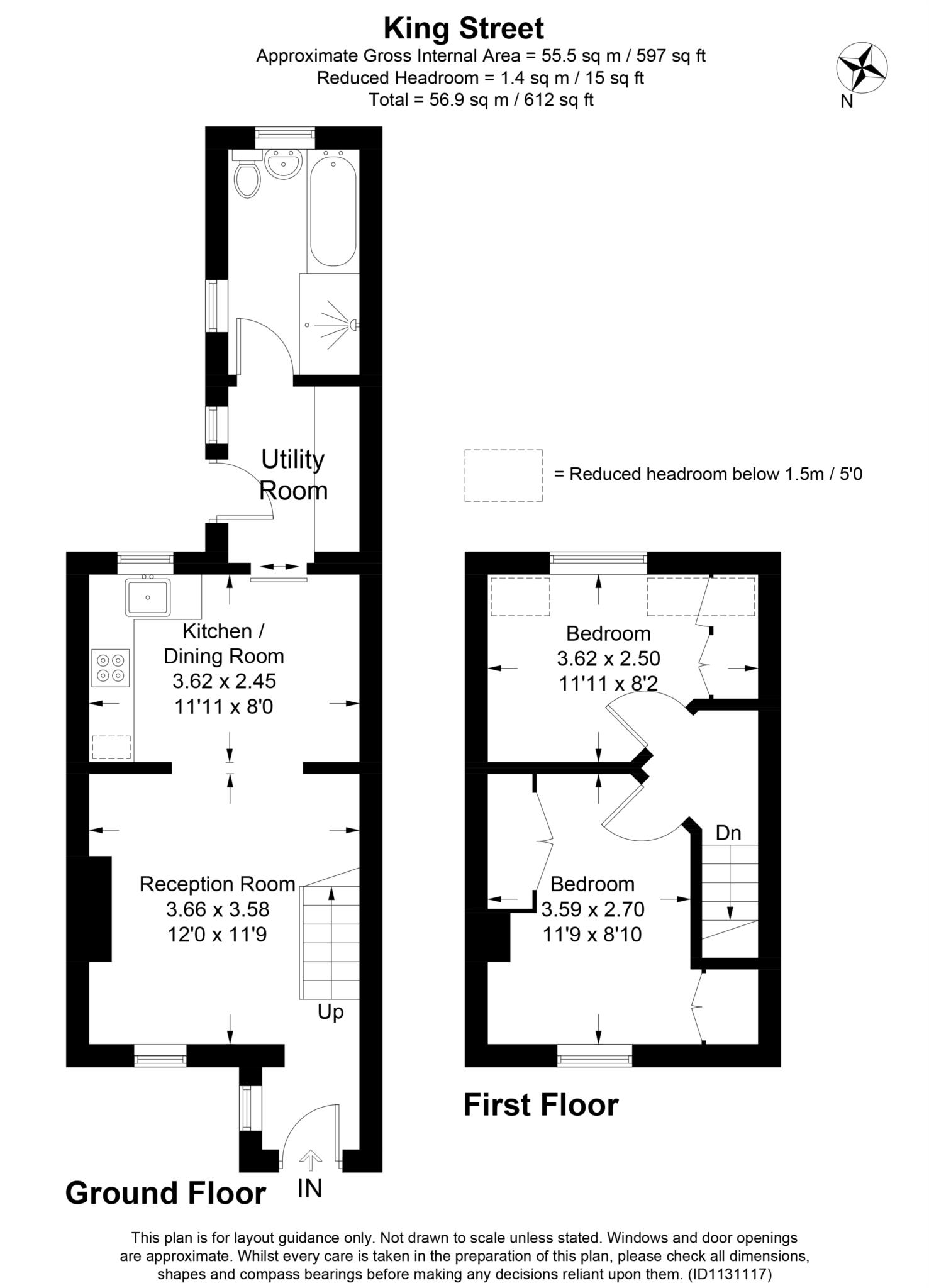 6, King Street, Tring floorplan
