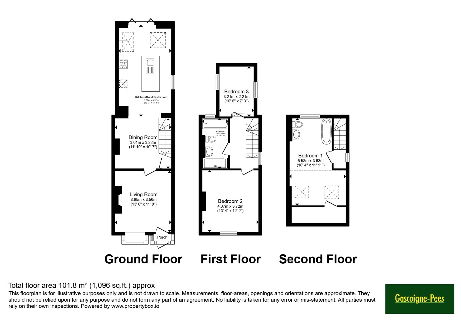 36, Washington Road, Worcester Park floorplan