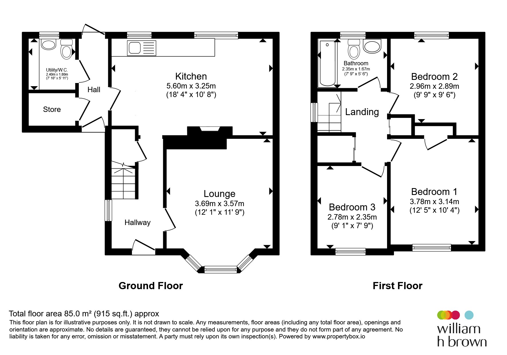 5, Hirst Drive, Rotherham floorplan