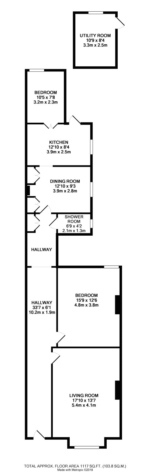 2 Bedrooms Flat for sale in South Terrace, Littlehampton BN17