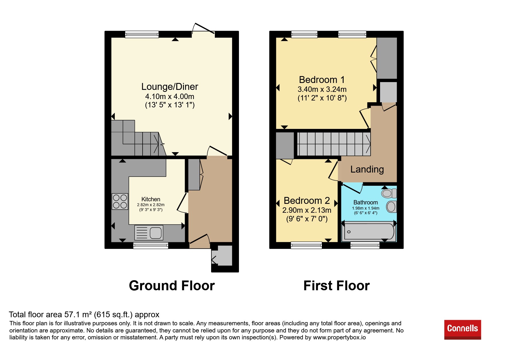 44, Bull Stag Green, Hatfield floorplan