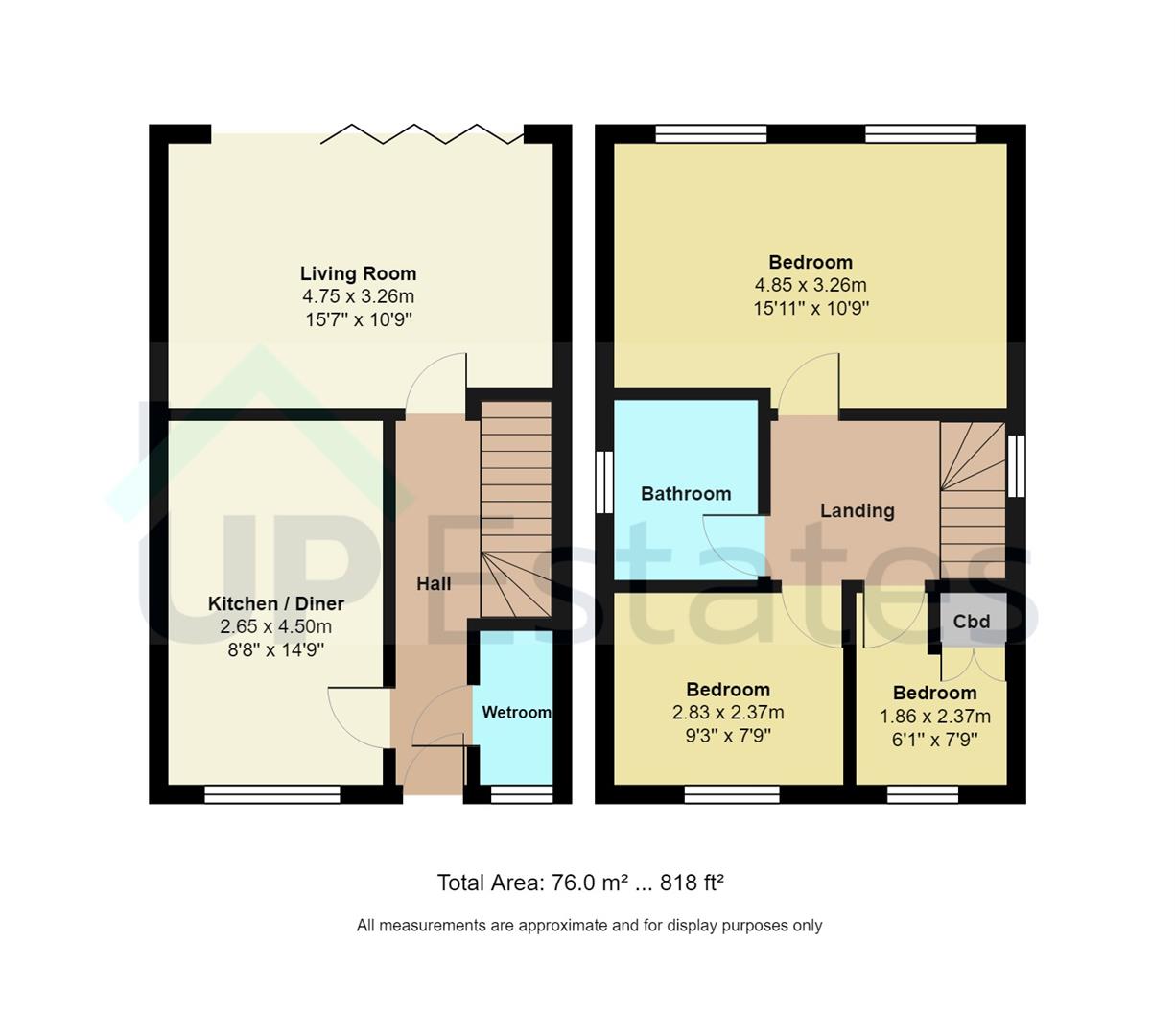 69A, Main Street, Rugby floorplan