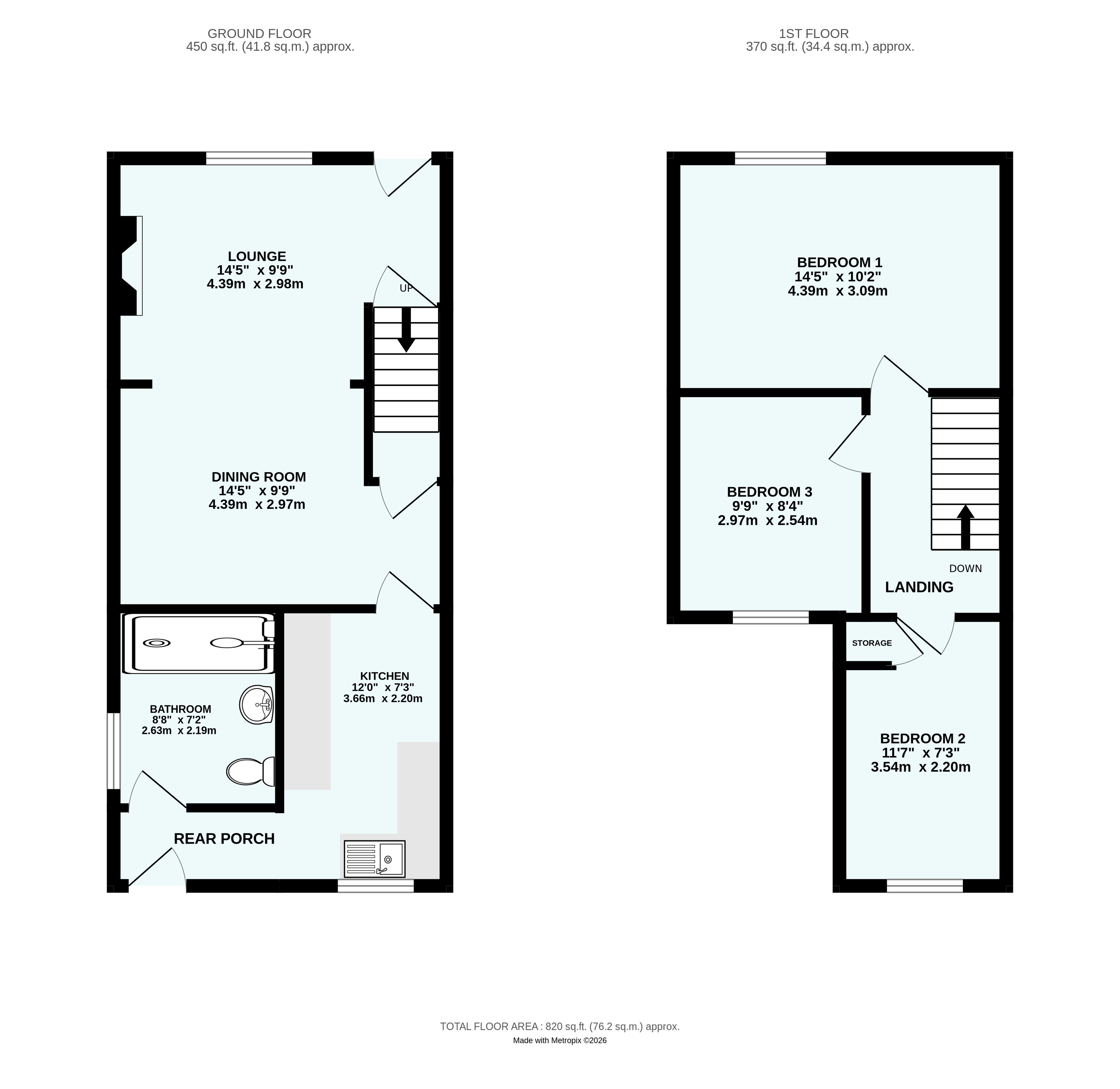 2, Vyvyans Terrace, Camborne floorplan