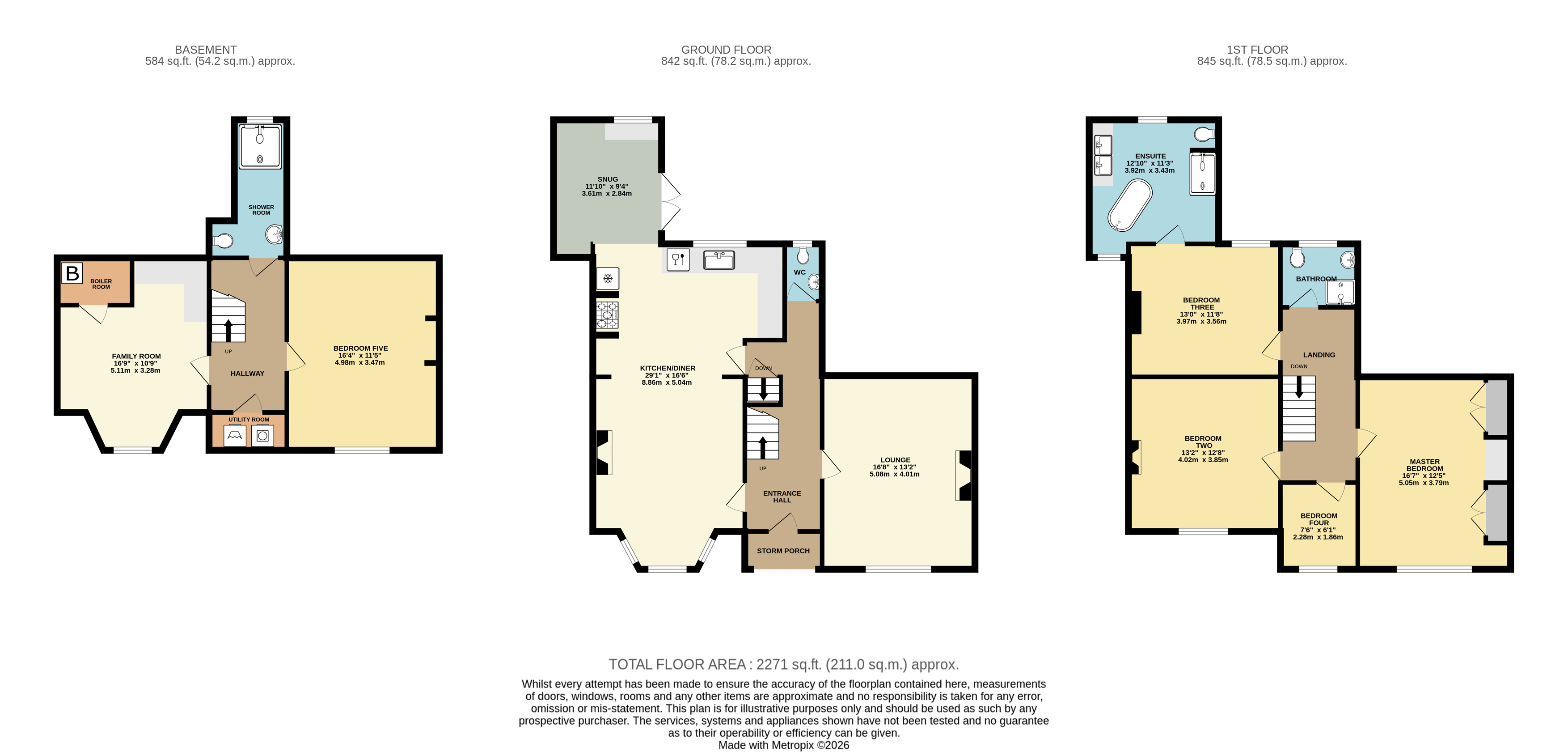 3, Higher Downs, Altrincham floorplan