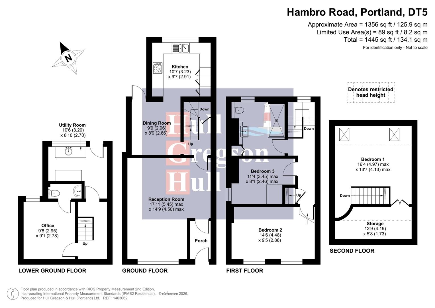 1, Hambro Road, Portland floorplan