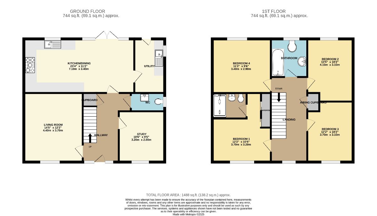 8 Legion Way, Okehampton floorplan