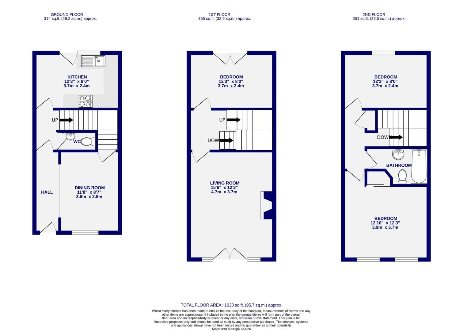 4, Browney Croft, York floorplan
