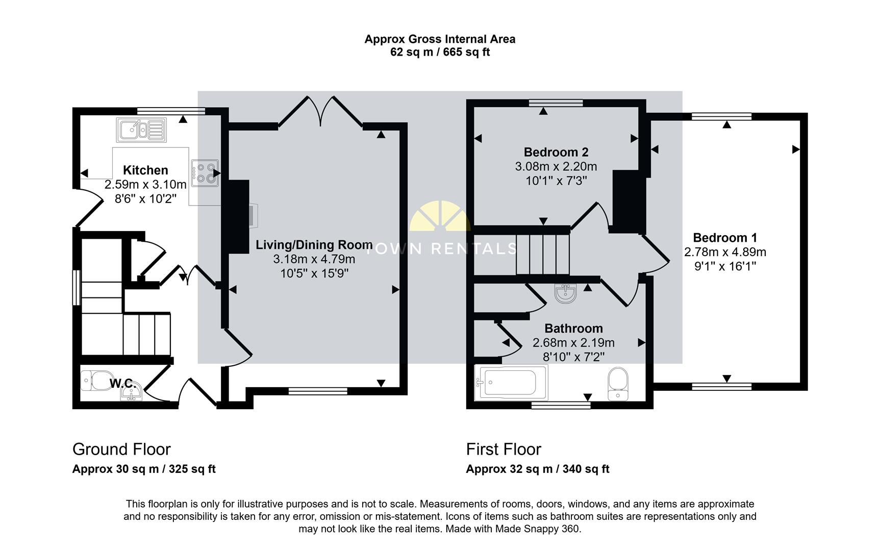 30, Frenchgate Road, Eastbourne floorplan