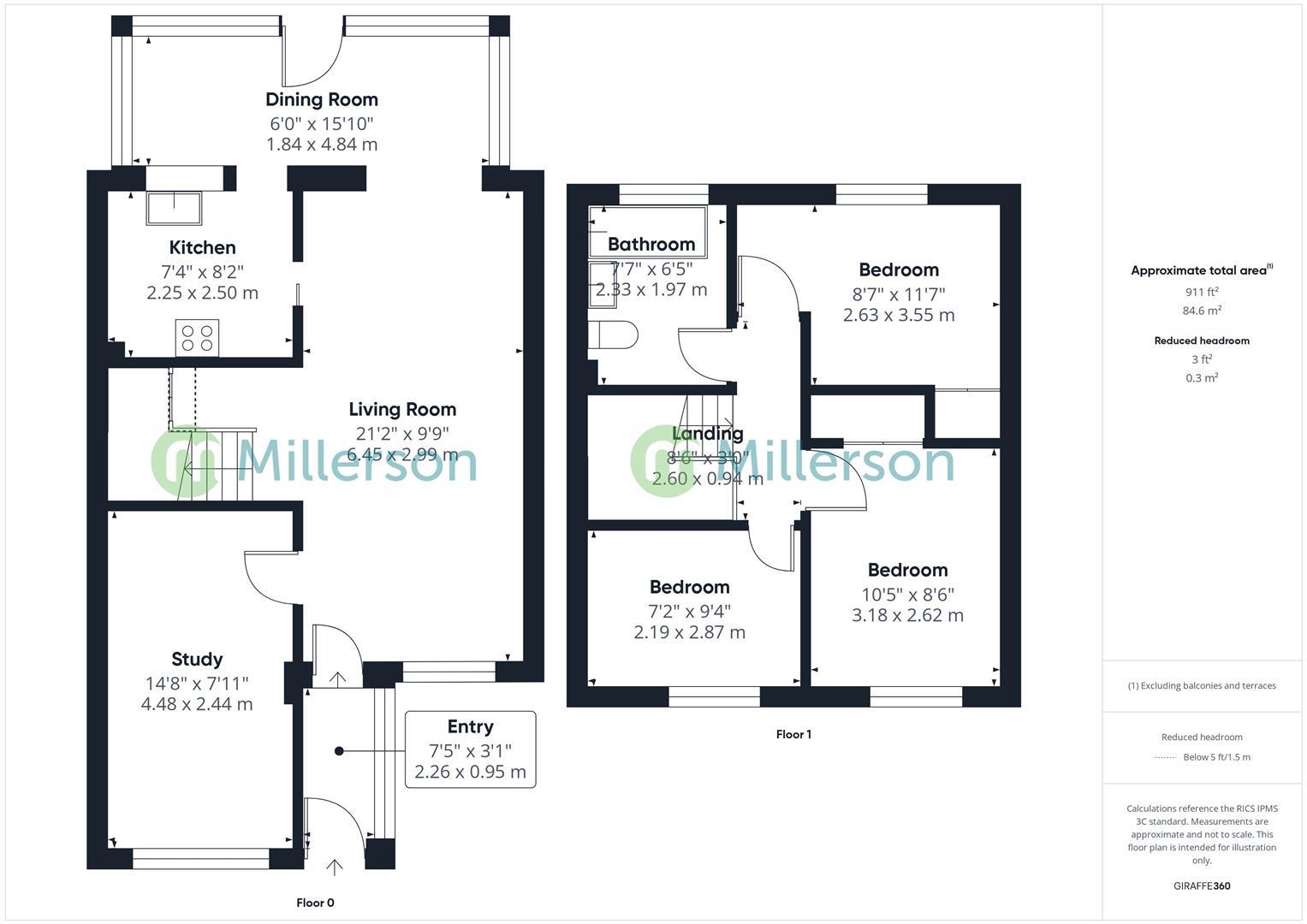 15, Arundel Court, Hayle floorplan