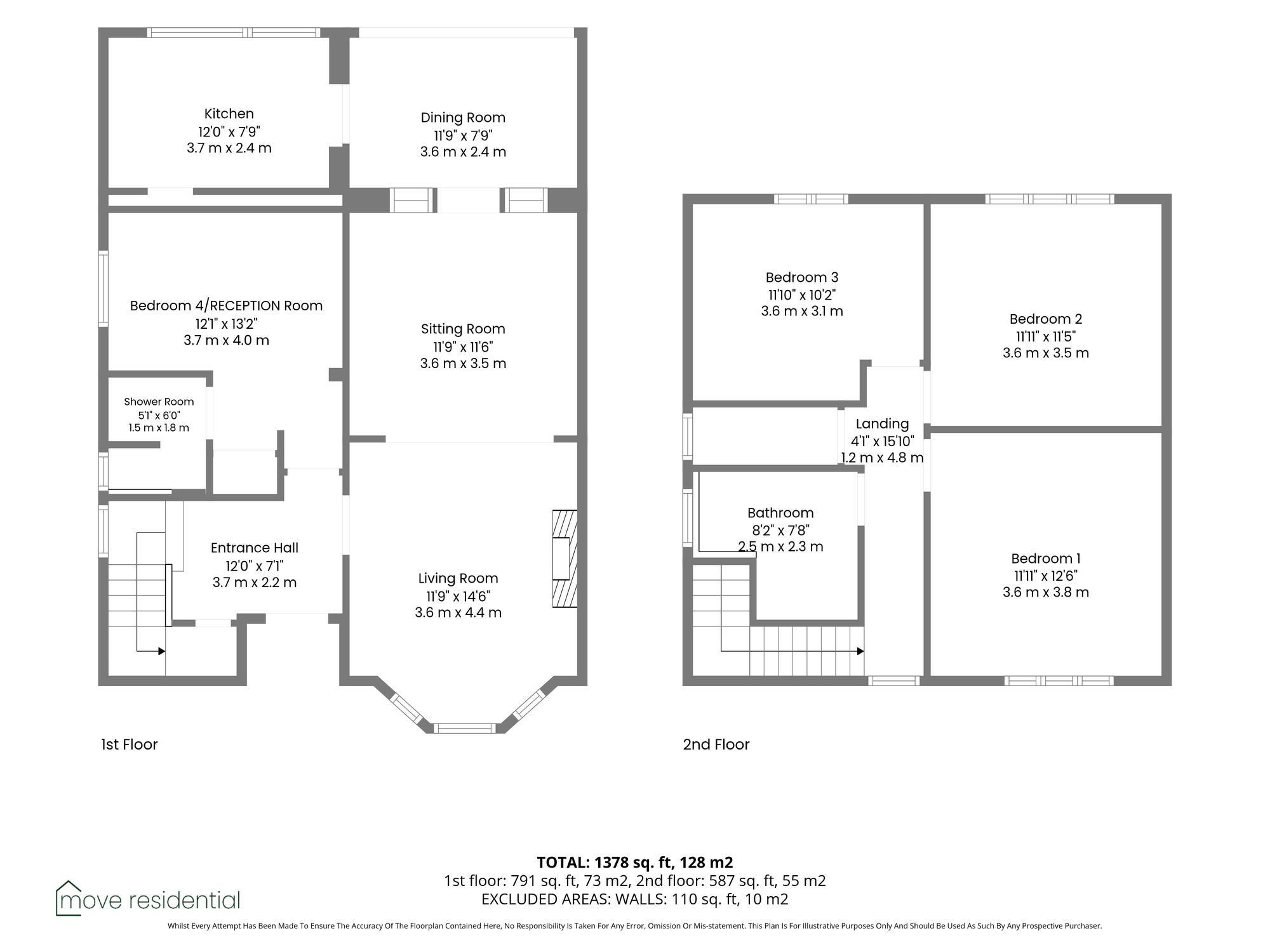 110 Melbreck Road, Liverpool floorplan