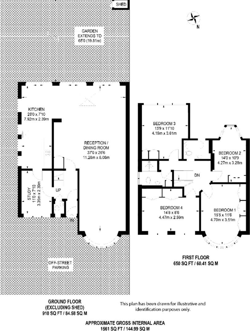Uphill Grove, Mill Hill floorplan
