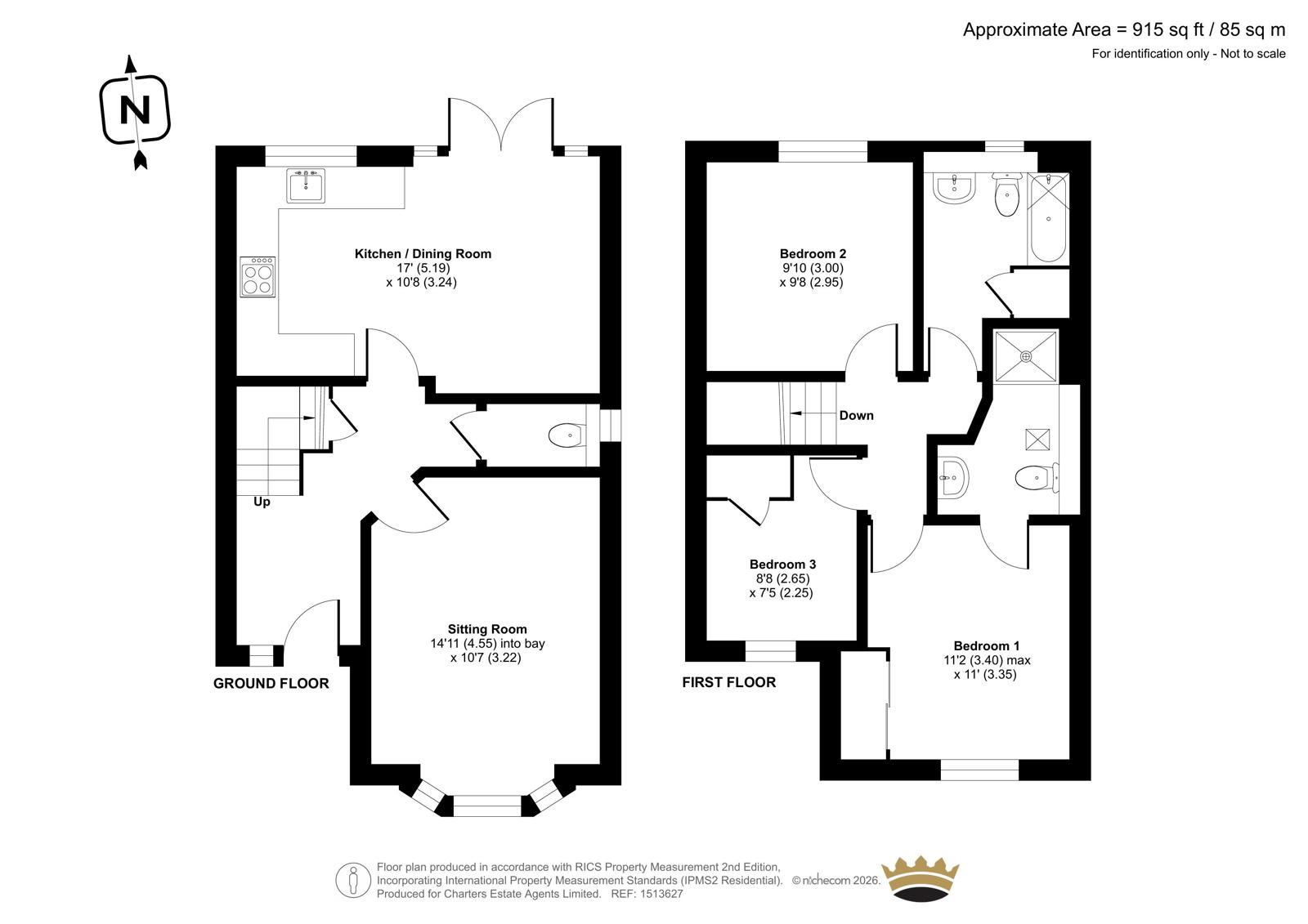 5 Brickyard Cottages,, Long Furlong, Worthing floorplan