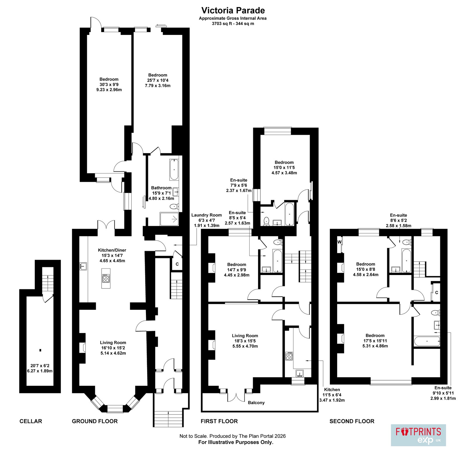 23, Victoria Parade, Broadstairs floorplan