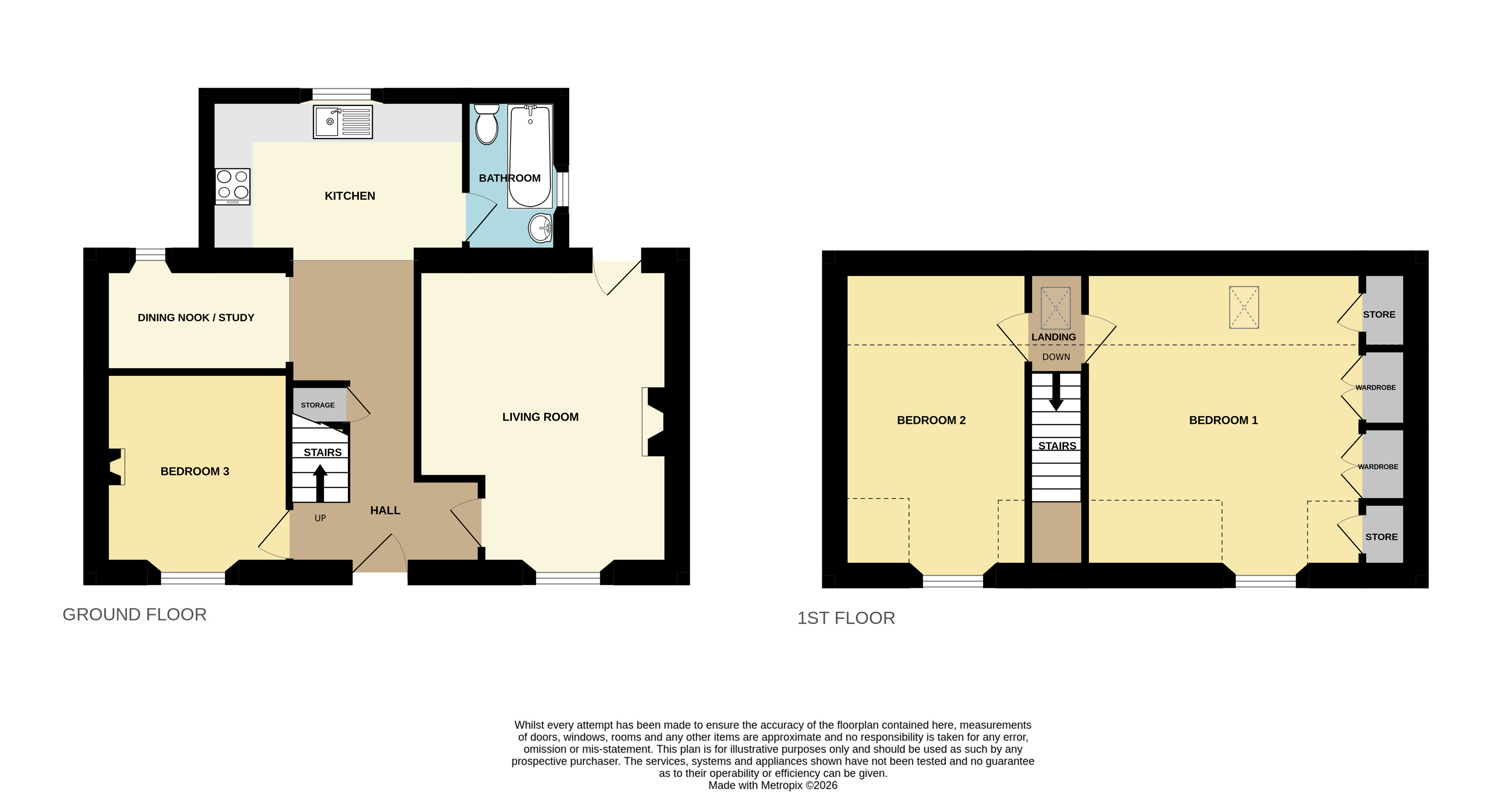 2, Crumstane Farm Cottages, Duns floorplan