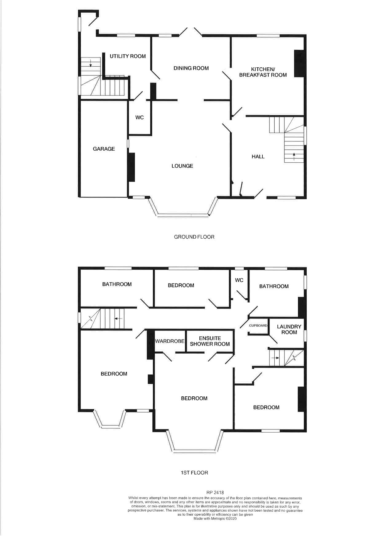 15, Church Drive, Rhos on Sea floorplan