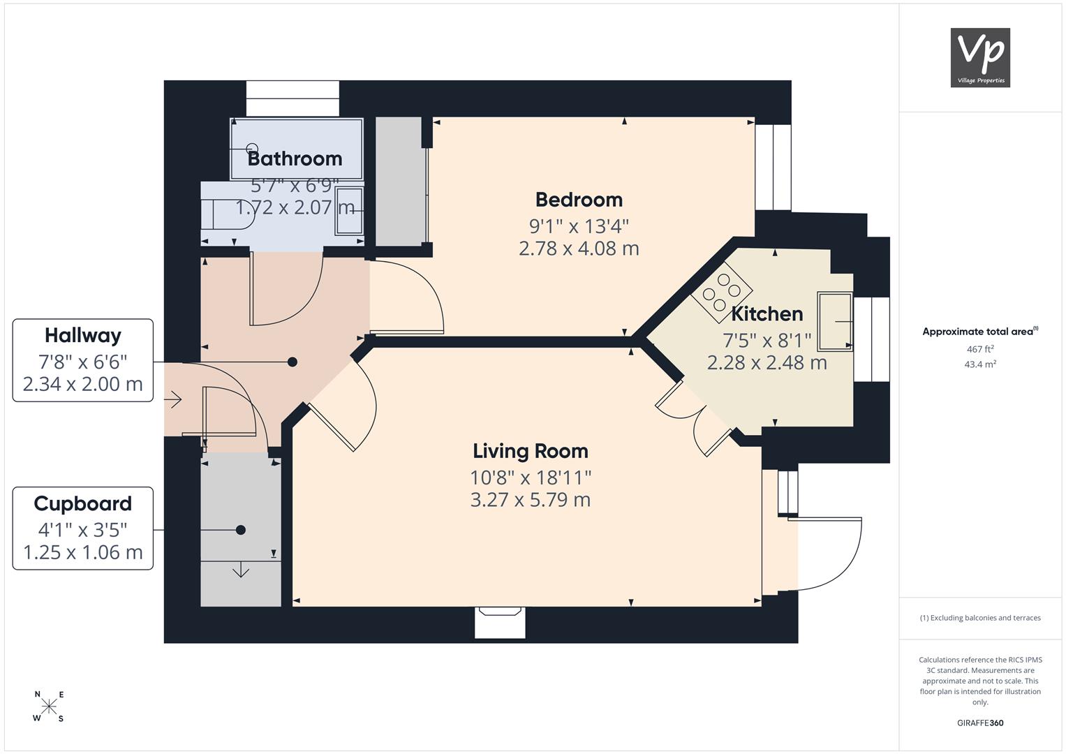20, Sheppard Court, Chieveley Close, Tilehurst Reading floorplan