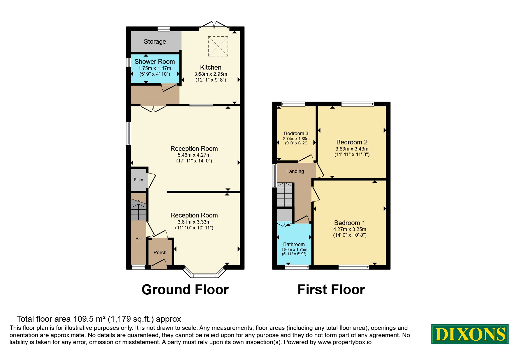23, Balmoral Road, Birmingham floorplan