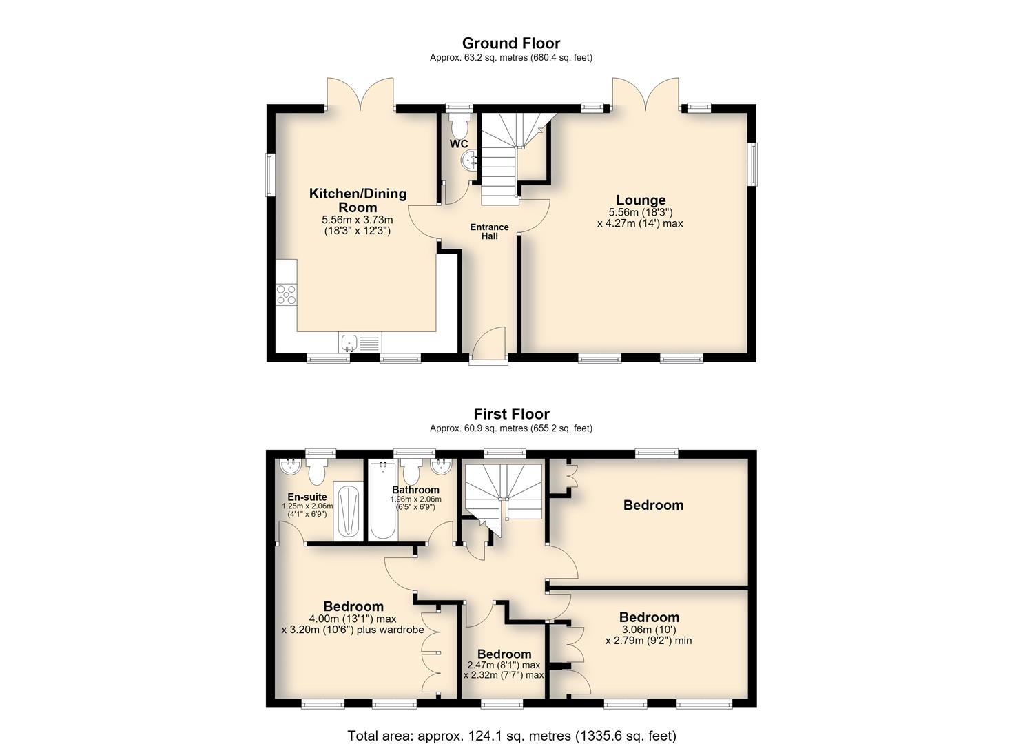 17, Rose Drive, Norwich floorplan