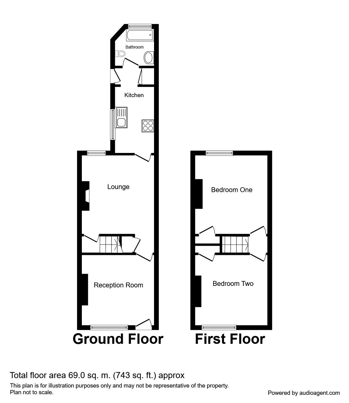 2 Bedrooms Terraced house for sale in Eagle Street, Stoke-On-Trent ST1