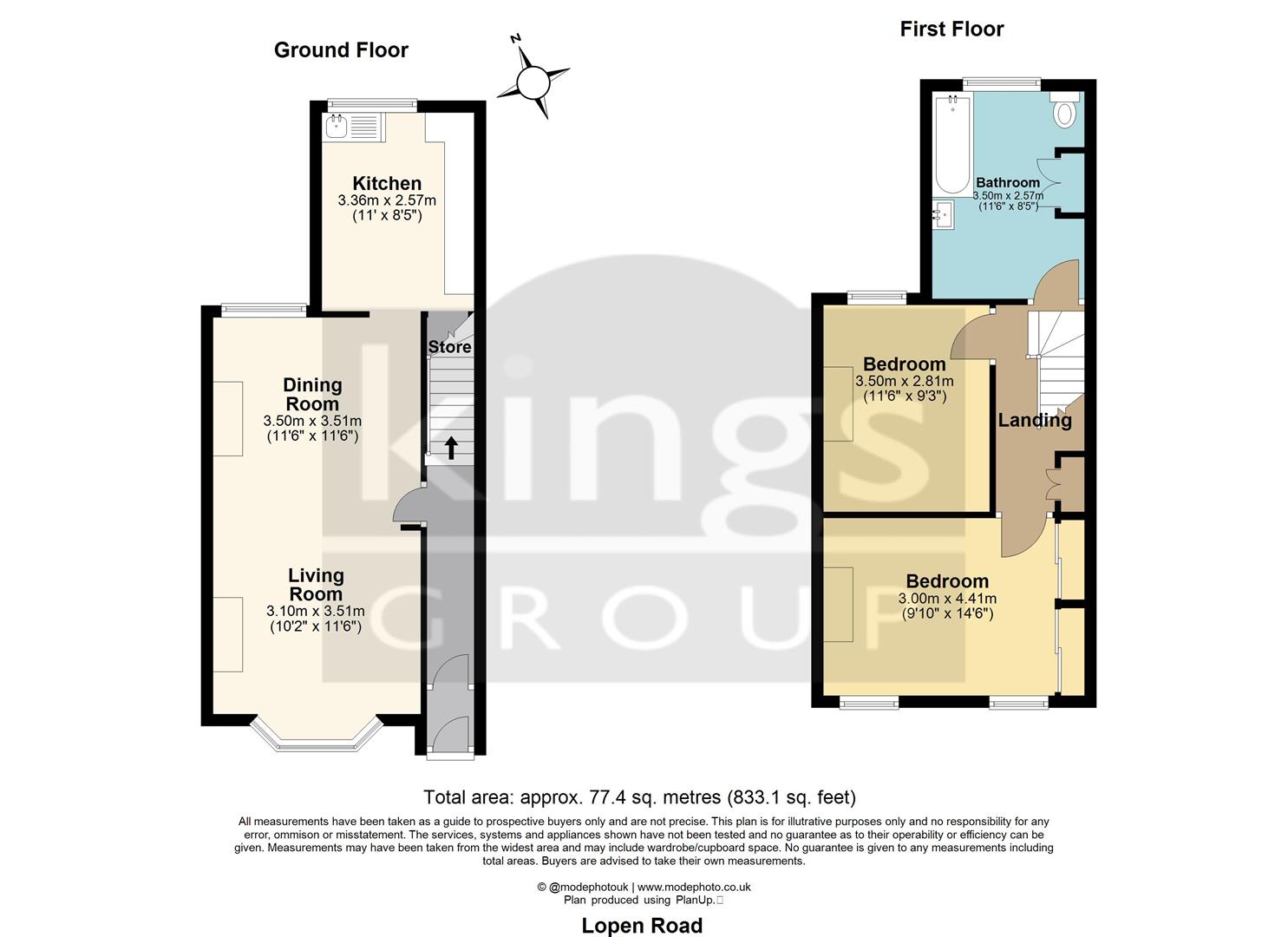 Lopen Road, London floorplan