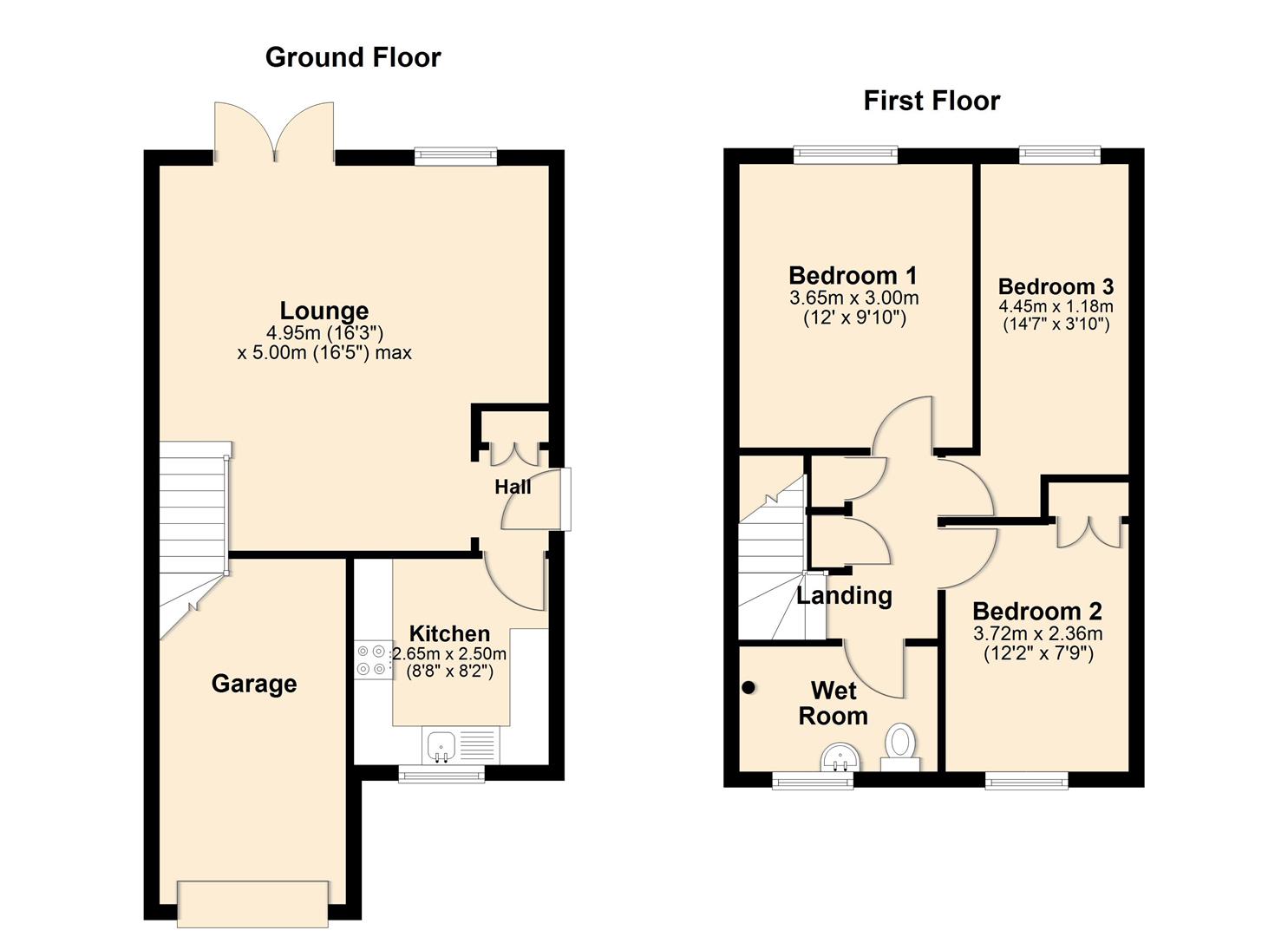 2, Oaktree Drive, Hull floorplan