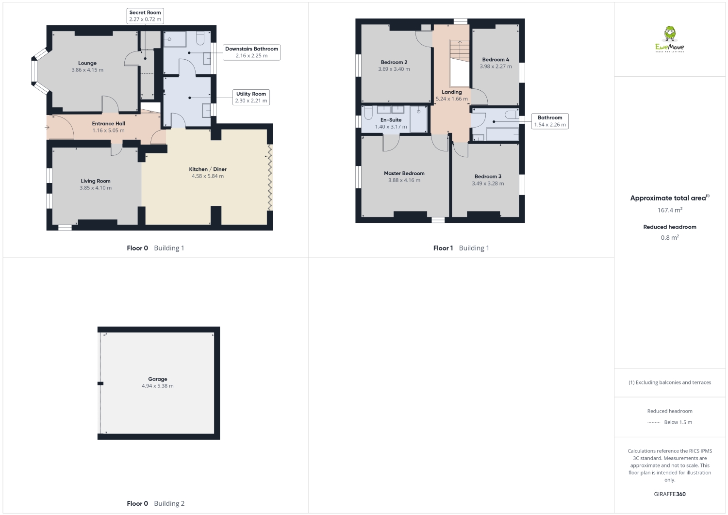 Melrose Cottage, Chester Road, Chester floorplan