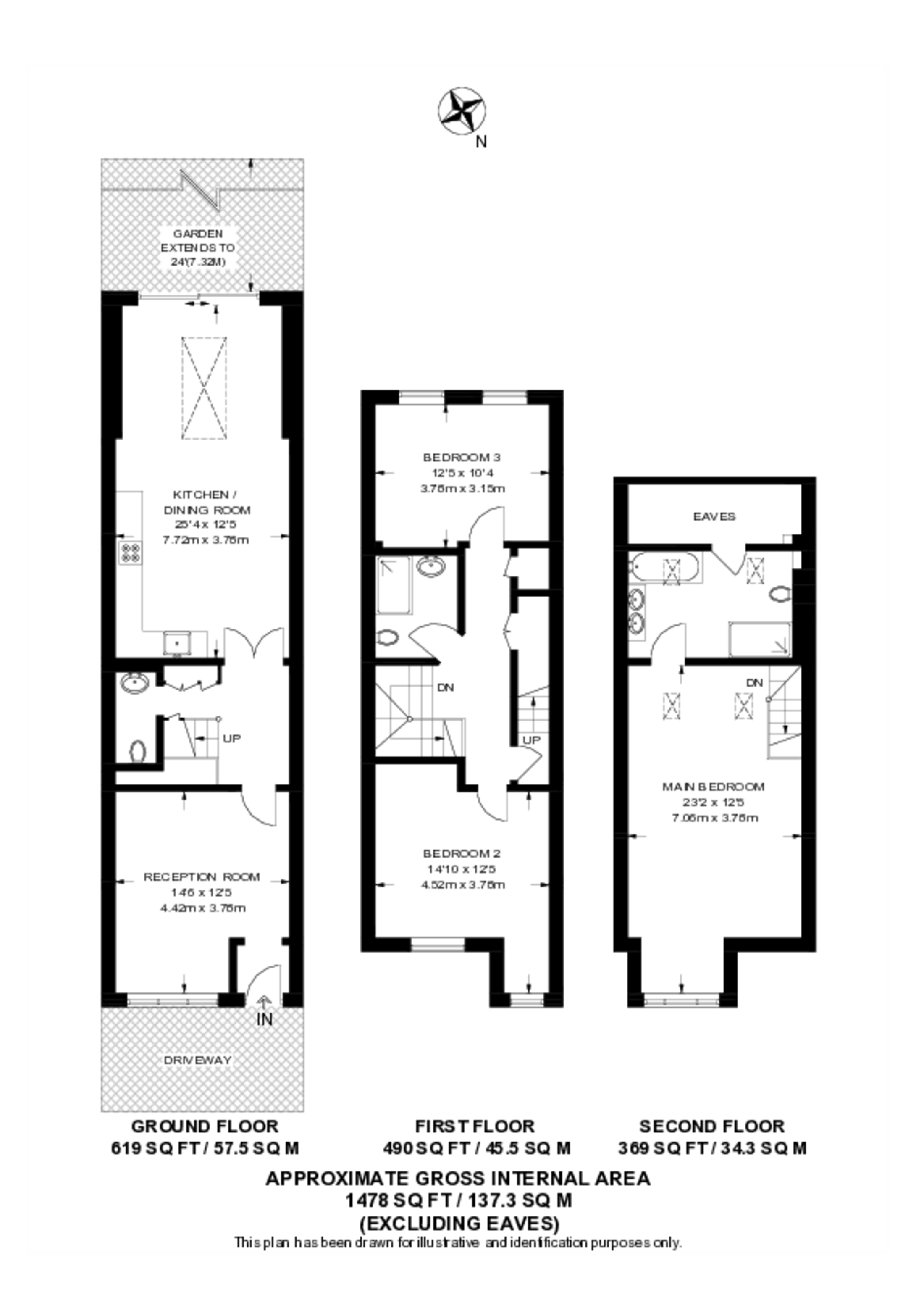 Courthope Villas, Wimbledon floorplan